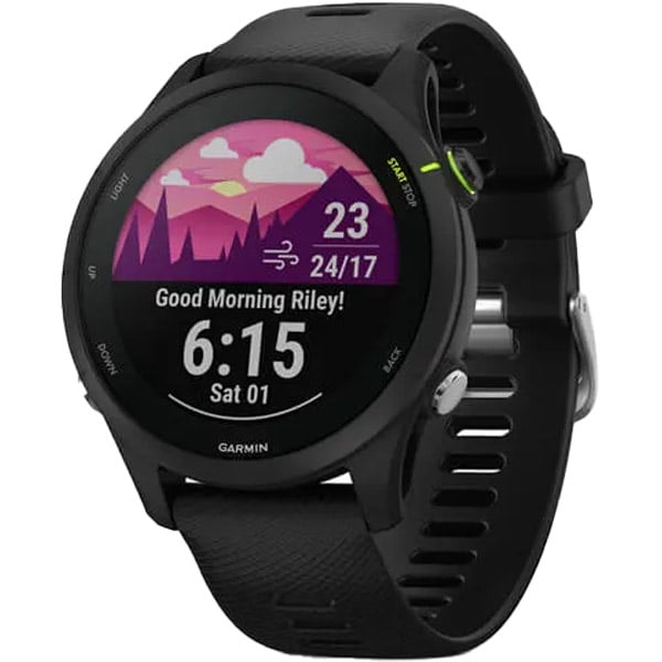 Garmin 010-02641-30 Forerunner 255 Music Smart Watch Black Garmin 010-02641-30 Forerunner 255 Music Smart Watch Black