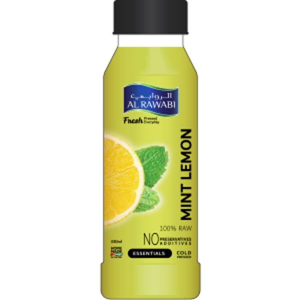 AL RAWABI Freshly Squeezed Lemon Mint 330ml AL RAWABI Freshly Squeezed Lemon Mint 330ml