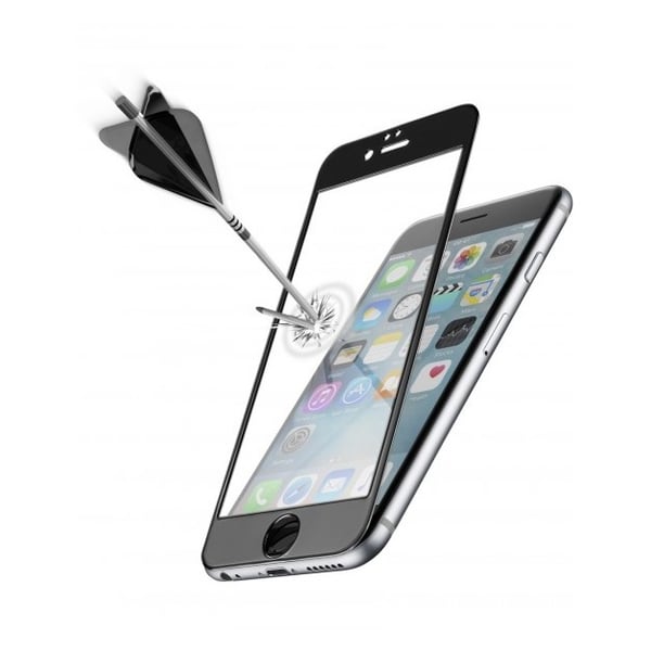 Cellular Line Tempered Glass Screen Protector For iPhone 7 Black TEMPGCAPIPH747W