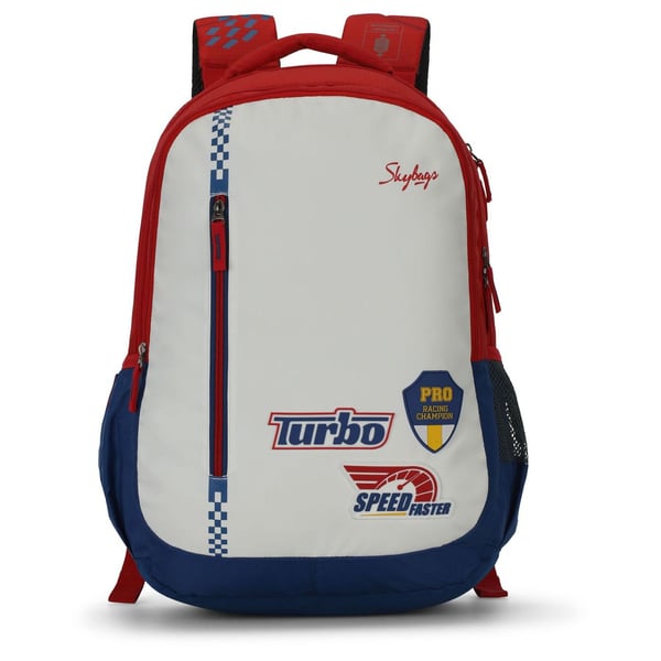 Skybags white backpack new arrivals