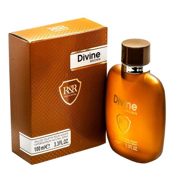 Divine Brown Eau De Toilette Pour Homme 100ml