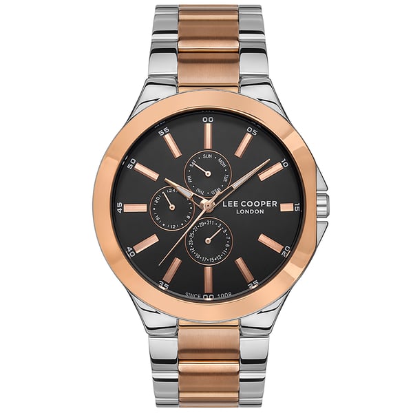 Buy LEE COOPER Men’s Multi Function Black Dial Watch – LC07427.550 ...