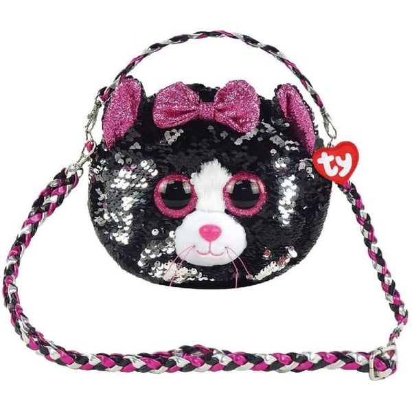 TY Fashion Sequin Cat Kiki Purse