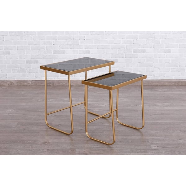 Buy Pan Emirates Dotty Nesting Table (2 Pc Set) Online in UAE Sharaf DG