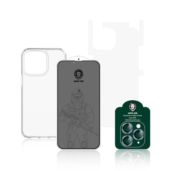 Green 4 In 1 360° Privacy Protection Pack For Iphone 13 Pro Max ( 6.7 Green 4 In 1 360° Privacy Protection Pack For Iphone 13 Pro Max ( 6.7