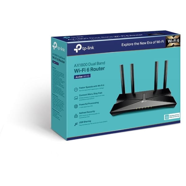 TP-Link Archer AX20 Wireless Dual Band Wi-Fi 6 Router