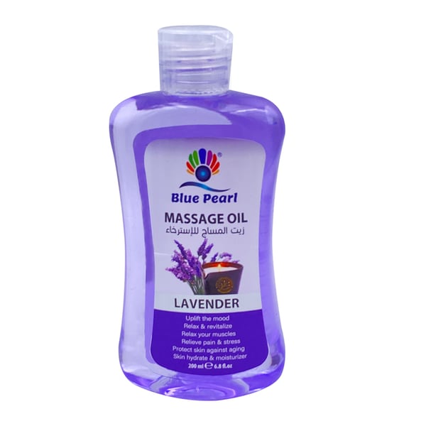 Blue Pearl Full Body Massage Oil With Lavender Oil 200ml