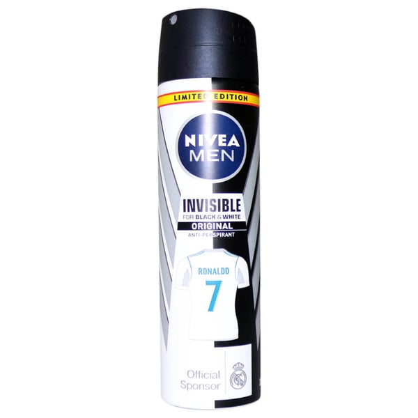 Nivea Men Invisible Deodorant Spray Limited Edition 150 ml Nivea Men Invisible Deodorant Spray Limited Edition 150 ml