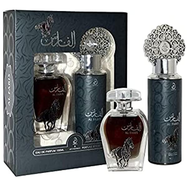 Arabiyat Al Faris Perfume Gift Set For Men Edp 100ml + Deo 200ml Set