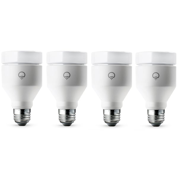 Lifx Wifi Bulb Colour 4Pcs Pack Edison Screw E27 Cap LHA19E27UC104PC