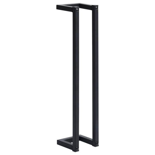 vidaXL Towel Rack Black 12.5x12.5x60 cm Iron vidaXL Towel Rack Black 12.5x12.5x60 cm Iron