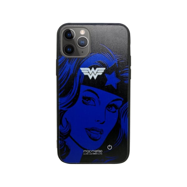 Silhouette Wonder Woman - Lumous LED Case for iPhone 11 Pro Silhouette Wonder Woman - Lumous LED Case for iPhone 11 Pro