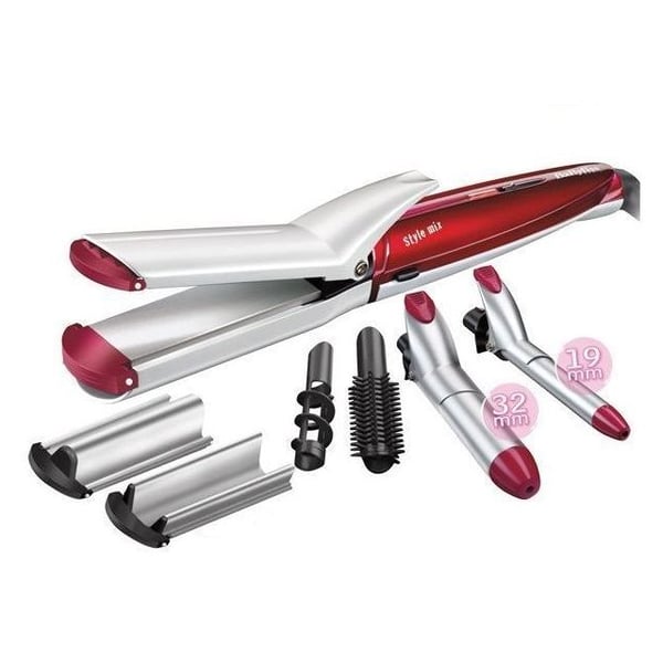 Babyliss Ultra Fast Heat Up Hair Styling Tool Set Red/White/Black