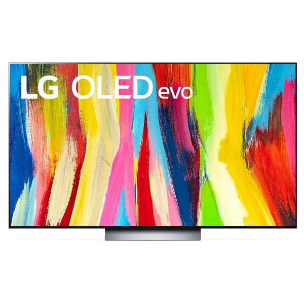 LG OLED evo 4K TV 55 Inch C2 series, Cinema Screen Design Cinema HDR webOS22 with ThinQ AI Pixel Dimming - OLED55C26LA