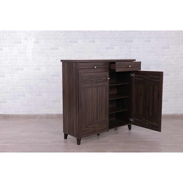 Buy Pan Emirates Lushail 2 Door Shoe W/ 2 Drawers Online in UAE