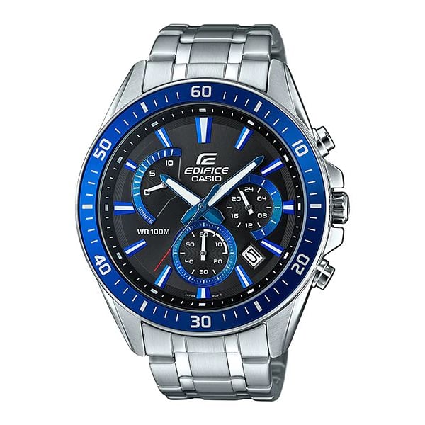 Casio Edifice Silver Stainless Steel Men Watch EFR-552D-1A2UDF Casio Edifice Silver Stainless Steel Men Watch EFR-552D-1A2UDF