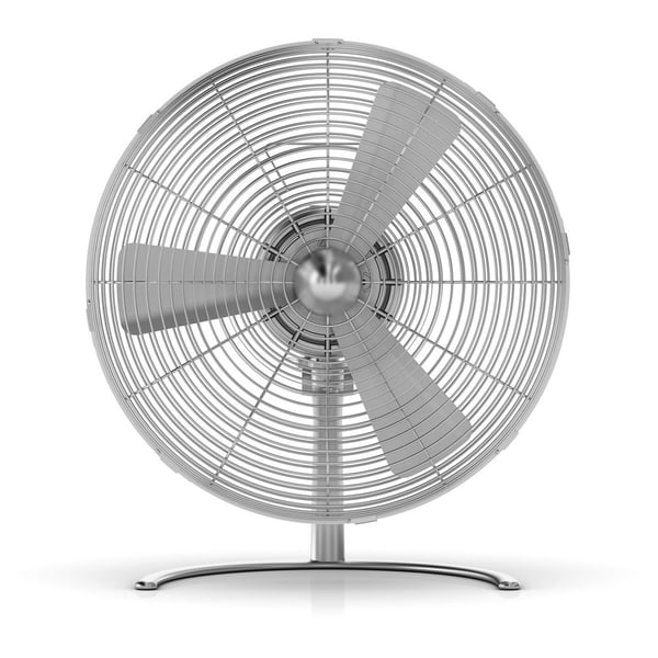 Stadler Form Charly Little Floor Fan Stainless Steel C020E