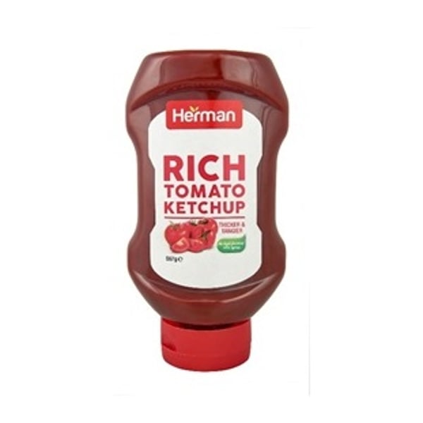 Herman Pack of 2 Ketchup 567g Special Offer Herman Pack of 2 Ketchup 567g Special Offer