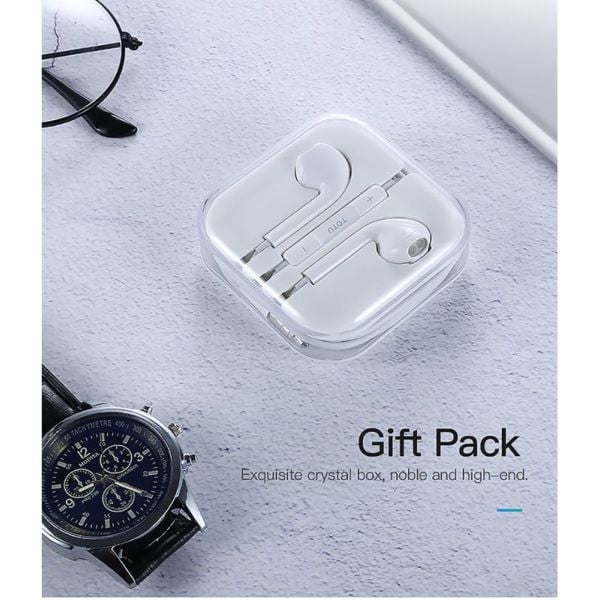 Totu EAUA-012 In Ear Wired Earphone White Totu EAUA-012 In Ear Wired Earphone White