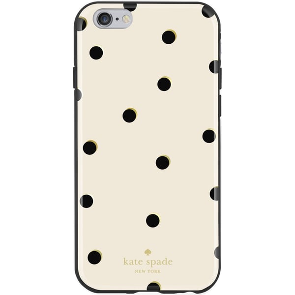 Buy Kate Spade KSIPH015SPBGINT New York Flexible Hardshell Case Scattered  Pavilion Cream/Black/Gold For IPhone 6 Plus Online in UAE | Sharaf DG