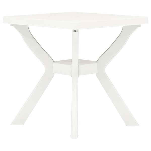 vidaXL Bistro Table White 70x70x72 cm Plastic vidaXL Bistro Table White 70x70x72 cm Plastic