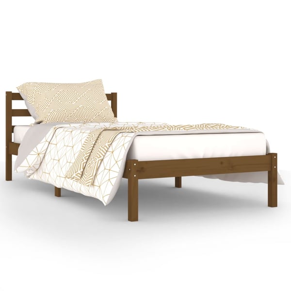 vidaXL Day Bed Solid Wood Pine 90x200 cm Honey Brown vidaXL Day Bed Solid Wood Pine 90x200 cm Honey Brown