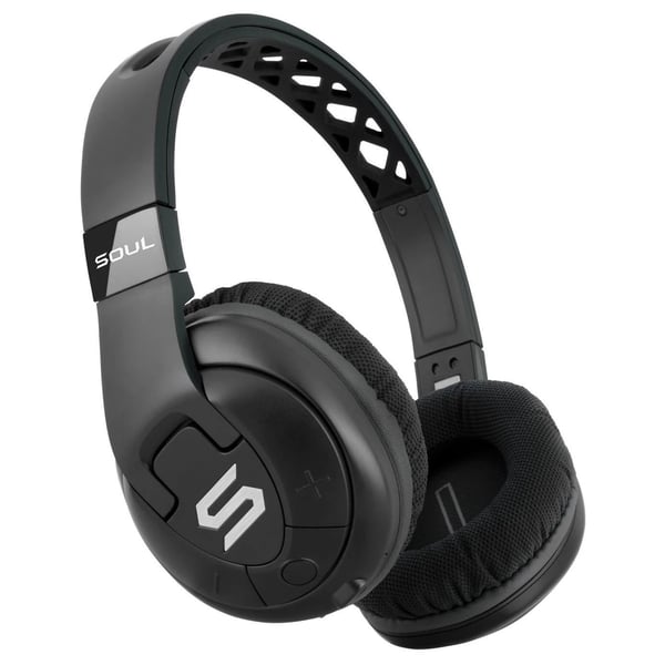Soul SX31BK X-TRA Performance Bluetooth Over-Ear Headphones for Sports Black Soul SX31BK X-TRA Performance Bluetooth Over-Ear Headphones for Sports Black