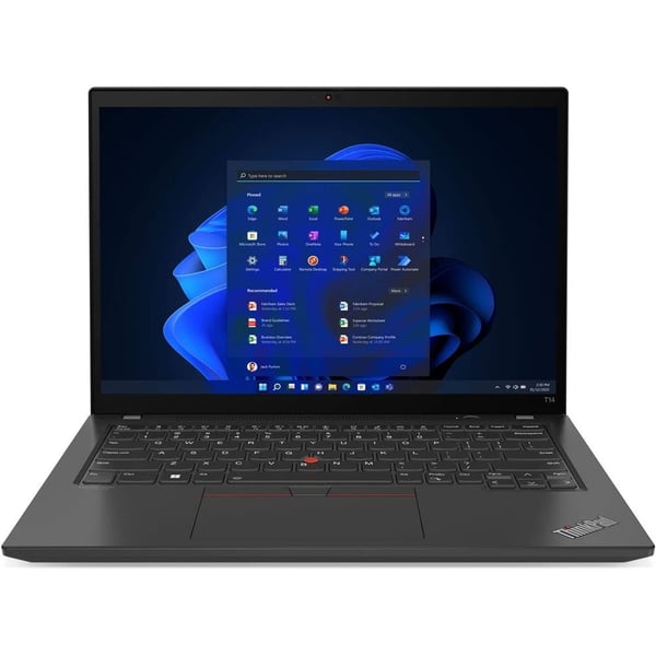 Lenovo ThinkPad T14 21AH003LGR Laptop - Core i7 2.1GHz 16GB 512GB 2GB Win11Pro 14inch WUXGA Black English/Arabic Keyboard Lenovo ThinkPad T14 21AH003LGR Laptop - Core i7 2.1GHz 16GB 512GB 2GB Win11Pro 14inch WUXGA Black English/Arabic Keyboard