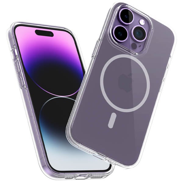 Choetech Magnetic Phone Case Transparent iPhone 14 Pro Max