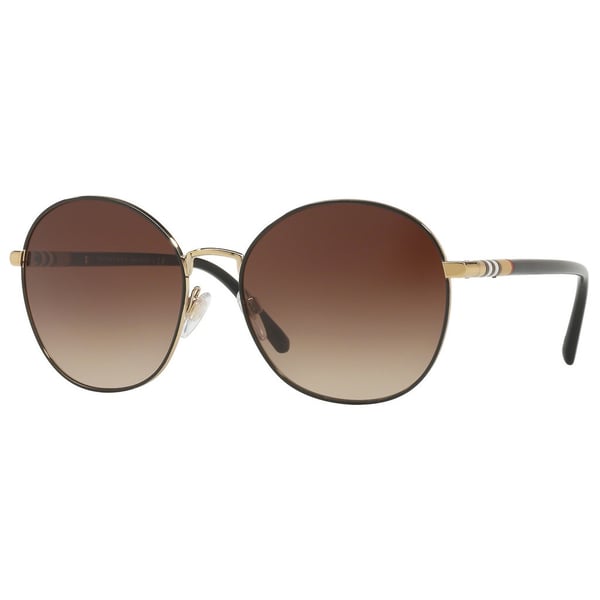 Burberry Gold Plastic Women BU-3094-114513-56 Sunglasses Burberry Gold Plastic Women BU-3094-114513-56 Sunglasses
