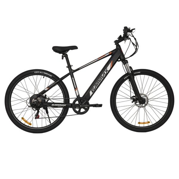 Gammax E Mountain Bike E6000 27.5 Inch, Black-orange