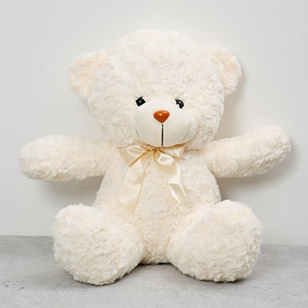 Adorable White Teddy Bear Adorable White Teddy Bear