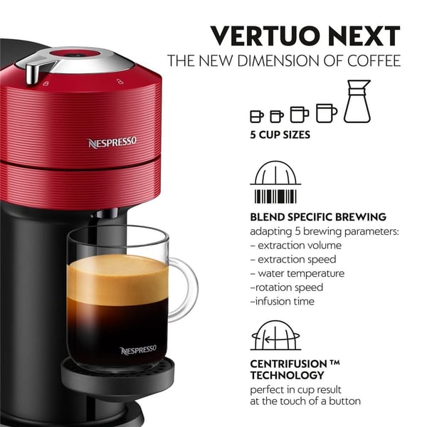 Buy Nespresso GCV1 Vertuo Next Coffee Machine GCV1-GB-RE-NE Online in ...