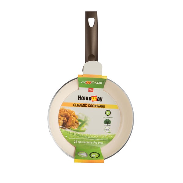 Buy HOMEWAY 22cm CERAMIC FRY PAN, 3mm THICKNESS, SUPERIOR SCRATCH