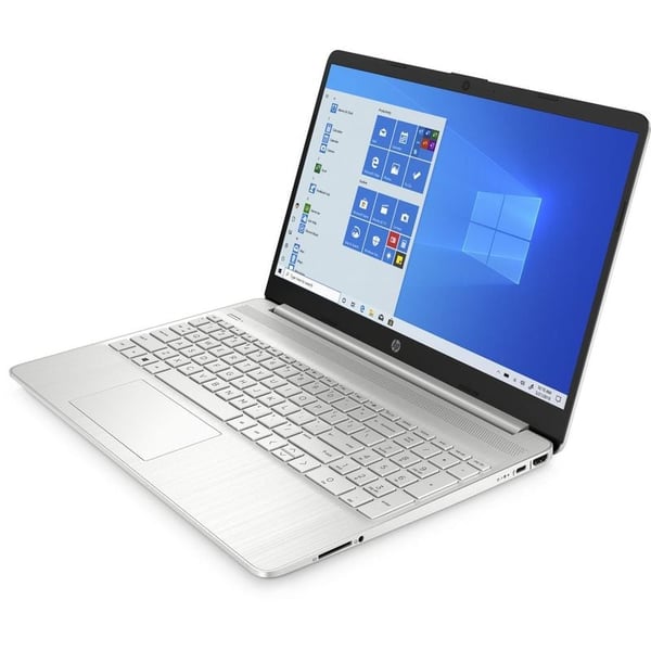 HP 15s-eq2000ne Laptop 15.6inch FHD, AMD Ryzen 7, 8GB RAM, 512GB SSD Win10, Silver Eng-Ar Keyboard (384S7EA)