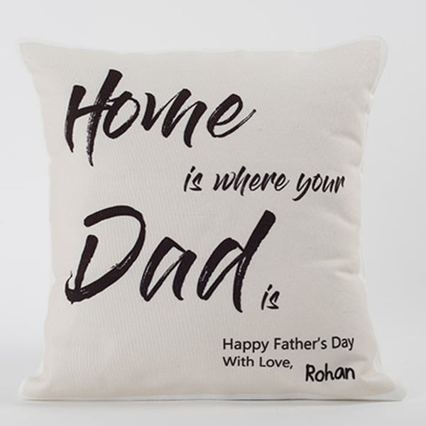 Cushion Printed Dad Is Home