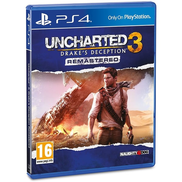 PS4 Uncharted 3: Drakes Deception Remastered Game