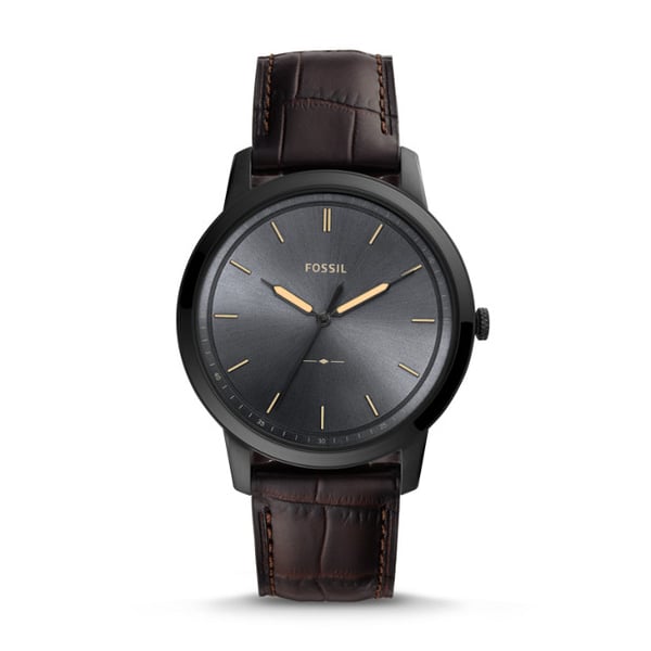 Fossil FS5573 Contemporary Analog Leather Watch For Men