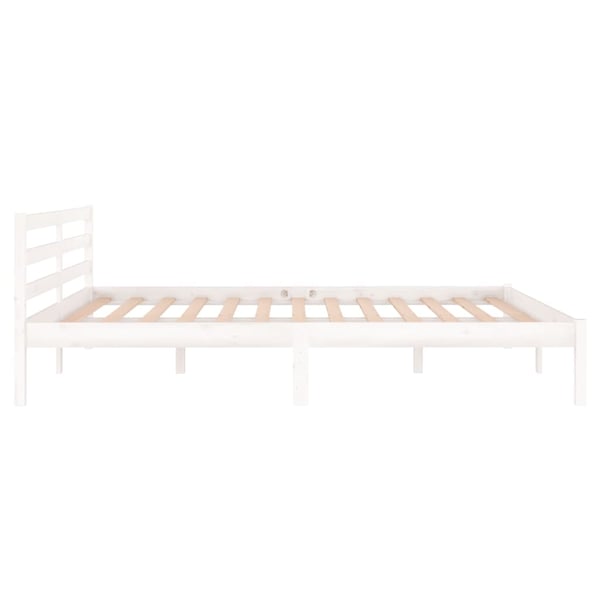 vidaXL Day Bed Solid Wood Pine 160x200 cm King Size White vidaXL Day Bed Solid Wood Pine 160x200 cm King Size White
