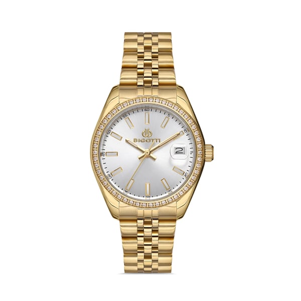 Bigotti Roma Womens Stainless Steel Strap Watch - Bg.1.10292-2 Bigotti Roma Womens Stainless Steel Strap Watch - Bg.1.10292-2