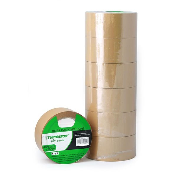 Terminator Brown Tape 48 Mic X 48 Mm Large Terminator Brown Tape 48 Mic X 48 Mm Large