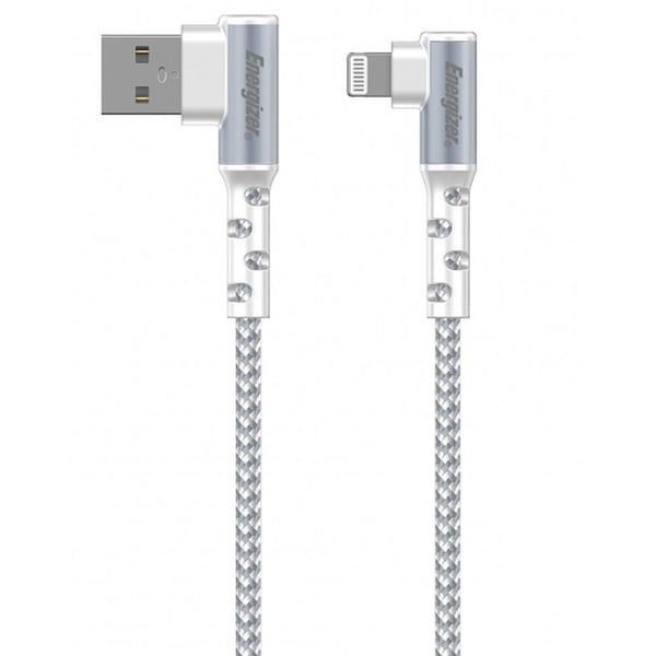 Buy Energizer Lightning Cable 2m White Online in UAE | Sharaf DG