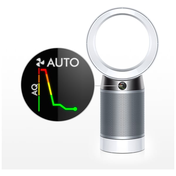 Dyson Pure Cool Purifying Fan, White/Silver DP04 Dyson Pure Cool Purifying Fan, White/Silver DP04