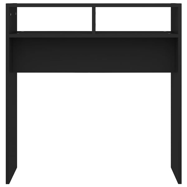 vidaXL Console Table Black 78x30x80 cm Engineered Wood vidaXL Console Table Black 78x30x80 cm Engineered Wood