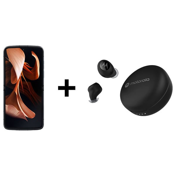 Moto Razr 256GB Black 5G Smartphone + Buds 250 ANC Earbuds Moto Razr 256GB Black 5G Smartphone + Buds 250 ANC Earbuds