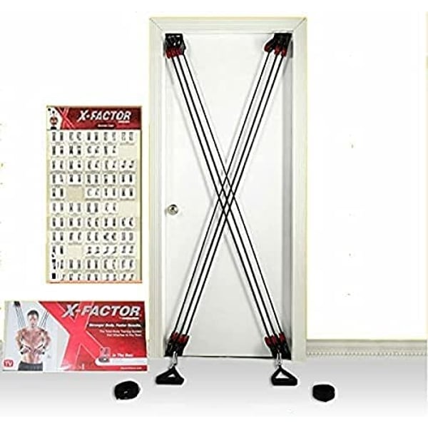 ULTIMAX DoorGym, Bodyweight Resistance Training Straps, Gym Equipment for Home with Fitness Guide, Fitness Door Trainer Tension Trainer for Exercise and Resistance Bands, Stronger Body