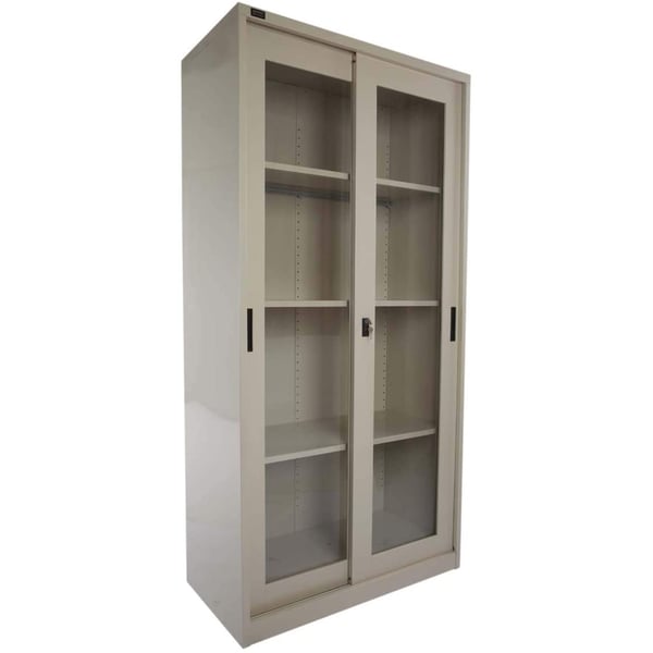 Buy Mahmayi Godrej OEM Sliding Door Bookshelf, Beige, GOEM_GSDS_BB