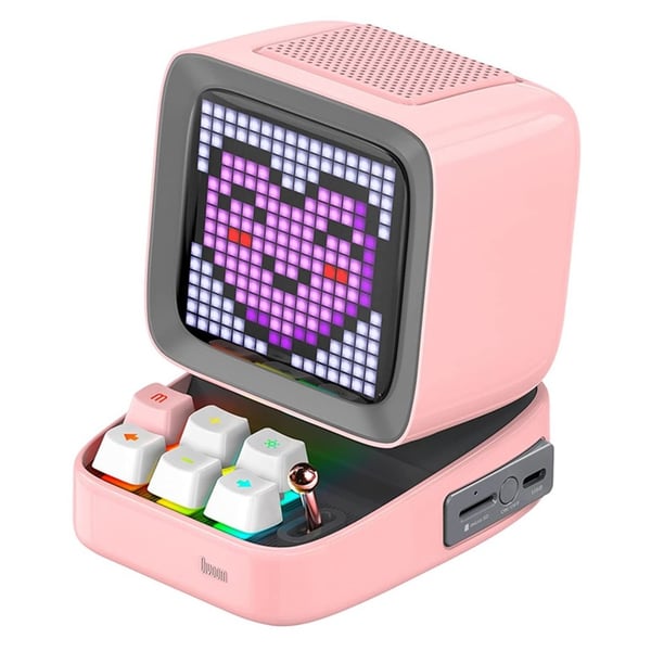 Divoom Ditoo Plus Led Bluetooth Speaker Pink Divoom Ditoo Plus Led Bluetooth Speaker Pink