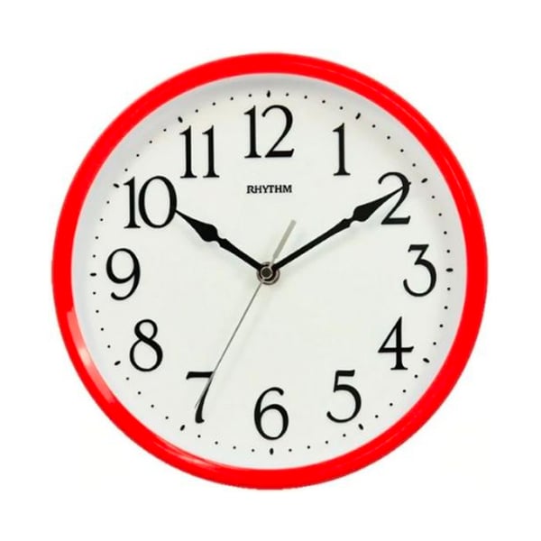 Rhythm Wall Clock, CMG577BR01 Analog Clock White Dial price in Bahrain, Buy Rhythm Wall Clock