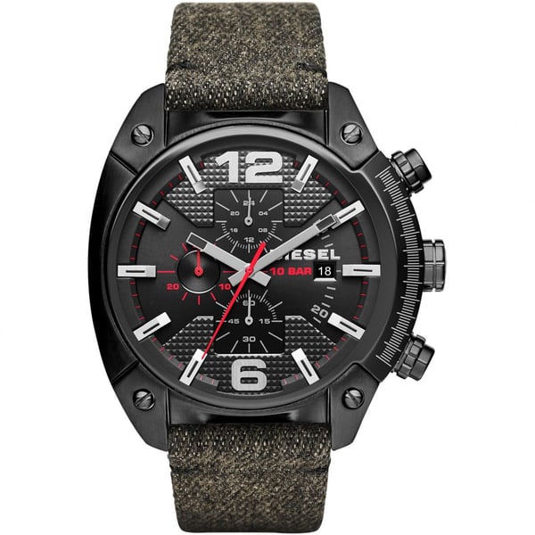 Diesel DZ4373 Overflow Black Dial Chronograph Mens Watch Diesel DZ4373 Overflow Black Dial Chronograph Mens Watch